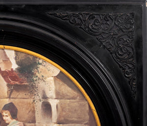 E. La Fontaine Painted Porcelain Charger (9766873334067)