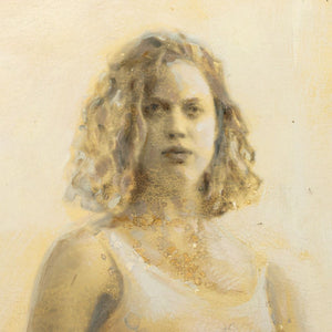 Paul Richard Standing Ballerina Oil on Panel (9859378217267)