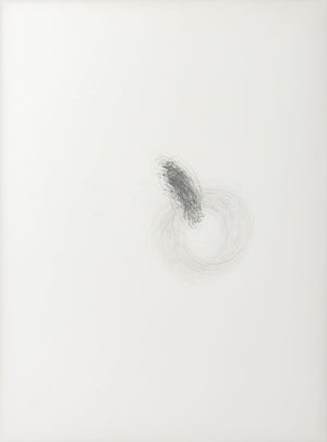 Alan Saret "Entered O Cast-In" Graphite, 1983 (9859383034163)