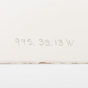 Alan Saret "Entered O Cast-In" Graphite, 1983 (9859383034163)