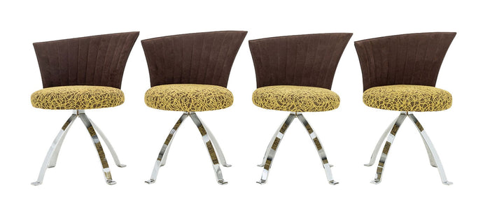 Giorgio Saporiti for Il Loft Swivel Chairs, 4