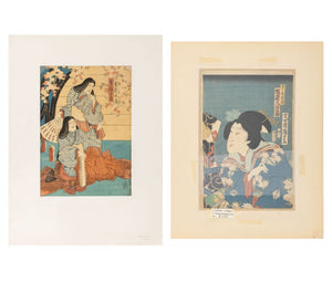 Utagawa Kunisada Figural Woodblock Prints, 2