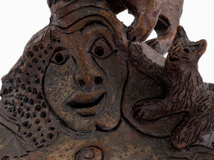 Eva Bouzard-Hui Abstract Art Pottery Sculpture (9894592971059)