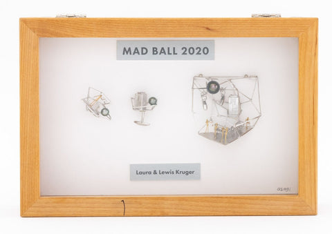 Asagi Meada 2020 Mad Ball Art Jewelry, 3 Pcs.