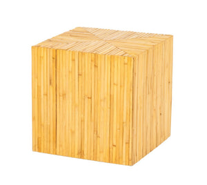 Gabriella Crespi Style Modern Bamboo Side Table