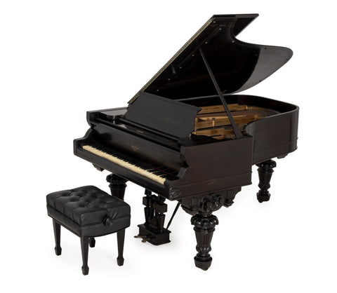 Hazelton Brothers Ebonized Grand Piano, 19th Century