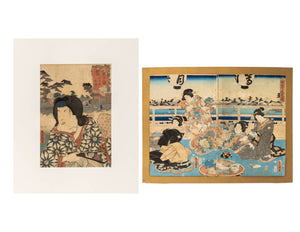 Utagawa Kunisada Figural Woodblock Prints, 2