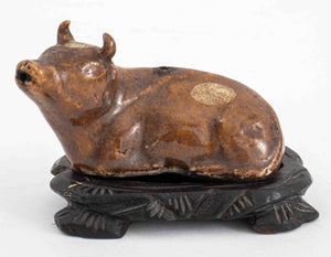 Chinese Ceramic Ox Form Water Dropper on Stand (9751837671731)