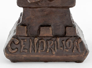Emmanuel Villanis "Cendrillon" Bronze Bust (9778159583539)