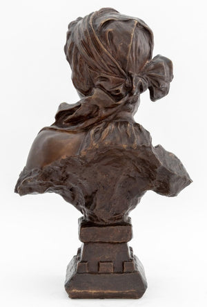 Emmanuel Villanis "Cendrillon" Bronze Bust (9778159583539)