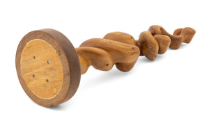 Modern Biomorphic Carved Wood Sculpture (9735738360115)