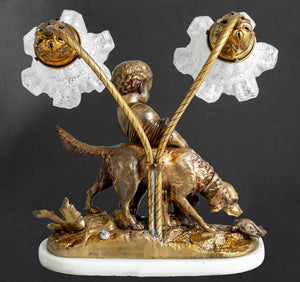 Auguste Peiffer Patinated Bronze Figural Lamp (9704023163187)