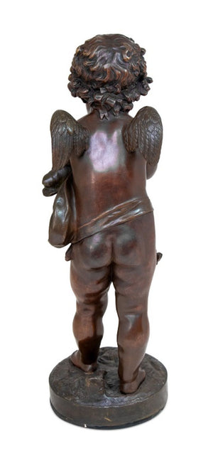 Jean Bulio "Cupid" Patinated Bronze, 19th C. (9778168660275)