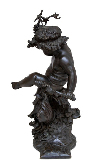 Auguste Moreau "Putto" Bronze Sculpture (9766924288307)