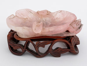 Chinese Carved Pink Rock Crystal Brush Washers, 3 (9755444838707)