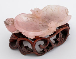 Chinese Carved Pink Rock Crystal Brush Washers, 3 (9755444838707)