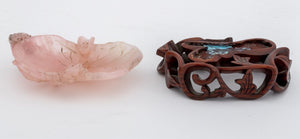 Chinese Carved Pink Rock Crystal Brush Washers, 3 (9755444838707)