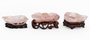 Chinese Carved Pink Rock Crystal Brush Washers, 3 (9755444838707)