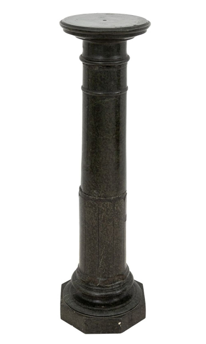 Victorian Green Serpentine Pedestal