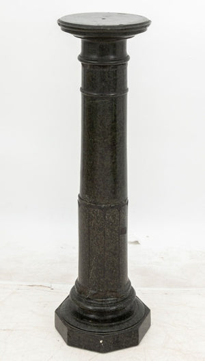 Victorian Green Serpentine Pedestal (9832773419315)