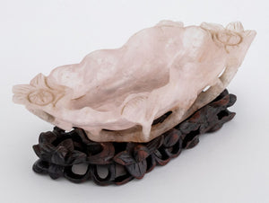 Chinese Carved Pink Rock Crystal Brush Washers, 3 (9755444838707)