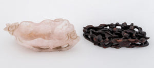 Chinese Carved Pink Rock Crystal Brush Washers, 3 (9755444838707)