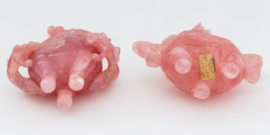 Chinese Pink Rock Crystal Sculptures, 7 Pcs. (9755465908531)