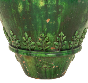 Italian Green Glazed Terracotta Vase (9738599924019)