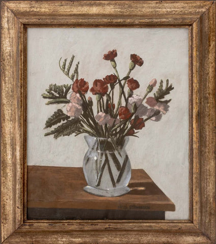 Mihai Stancescu Floral Bouquet Still Life Oil