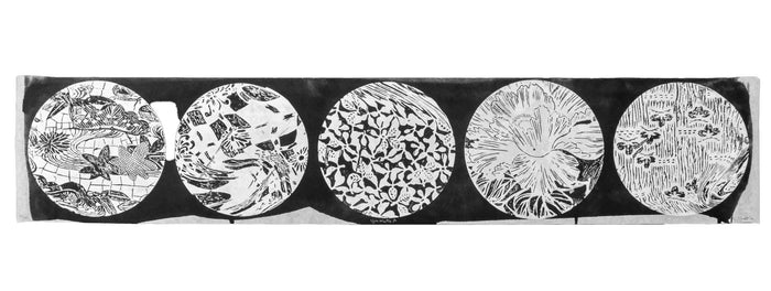 Judy Pfaff "Yukata A" Woodcut on Rice Paper, 2016