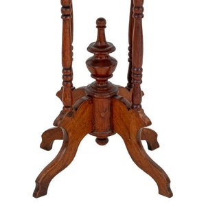 Victorian Walnut Scalloped Top Parlour Table (9766933496115)