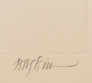 Leonard Baskin Surrealist Figural Etchings, 3 (9816169414963)