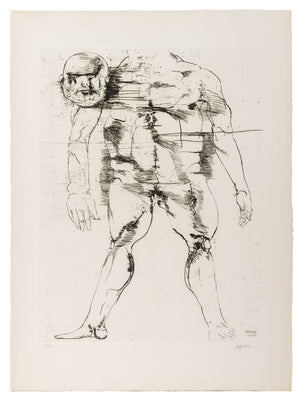 Leonard Baskin Surrealist Figural Etchings, 3 (9816169414963)