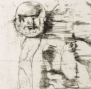 Leonard Baskin Surrealist Figural Etchings, 3 (9816169414963)