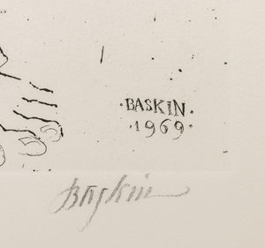 Leonard Baskin Surrealist Figural Etchings, 3 (9816169414963)
