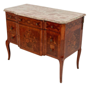 Louis XV Style Kingwood and Marquetry Commode (9756004712755)