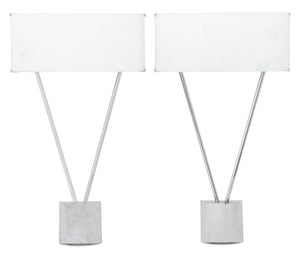 Italian Murano Glass and Chrome Wall Sconces, Pair (9735742193971)