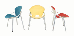 Giorgio Saporiti x Il Loft "Carol" Suede Chairs, 3 (9893030461747)