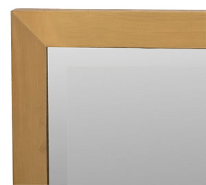 Brushed Brass Framed Beveled Glass Mirror (9778220761395)