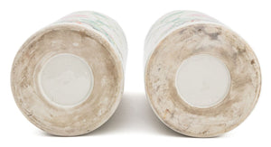 Chinese Famille Rose Porcelain Hat Stands, Pair (9766940606771)