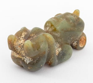 Taino Pre-Columbian Carved Jade Zemi Pendant (9751714431283)