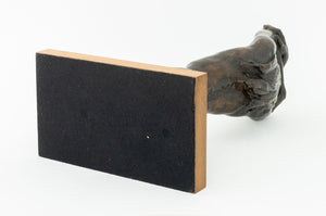 Desmond Fountain Kneeling Nude Patinated Bronze (9858742649139)