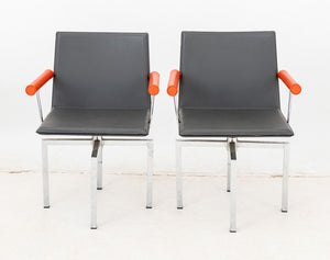 Il Loft "HI.02" Hils Leather Swivel Armchairs, Pr. (9893043306803)