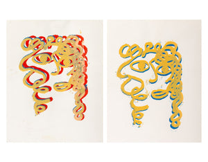 Domenick Capobianco Portrait Screenprints, 2