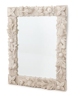 Pinecone & Fruit Motif Stone Composition Mirror (9846935814451)
