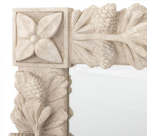 Pinecone & Fruit Motif Stone Composition Mirror (9846935814451)