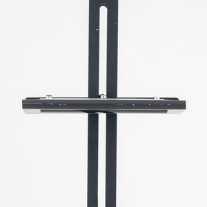 Italian Postmodern Patinated Aluminum Floor Lamp