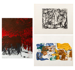 Elfi Schuselka Abstract Composition Screenprint, 3
