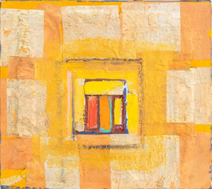 Edith Isaac Rose Abstract Composition Collage