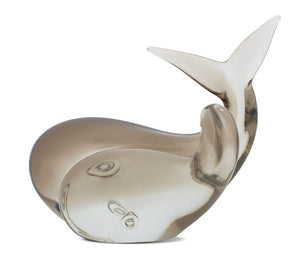 Art Glass Double Whale Sculpture (9751855169843)